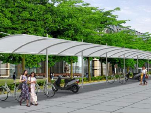自行車(chē)棚膜結構